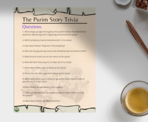 the purim story trivia