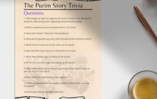 the purim story trivia